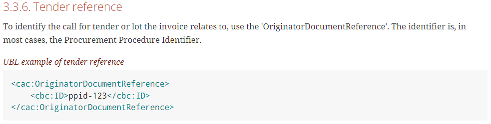 TenderReference