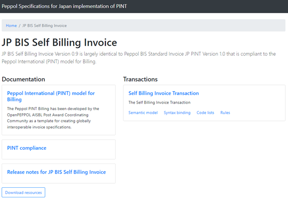 JP BIS Self Billing Invoice