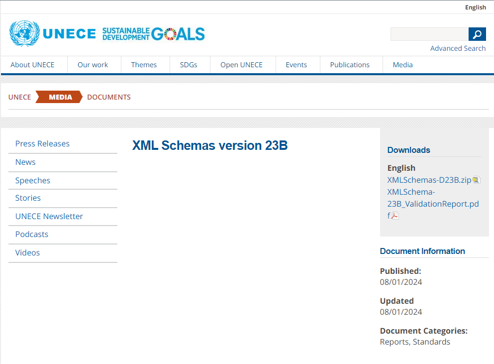 XML Schemas Version 23B