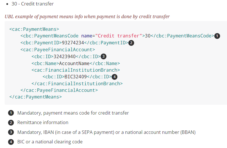 Credit transfer