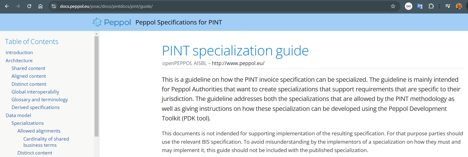Specialization guide