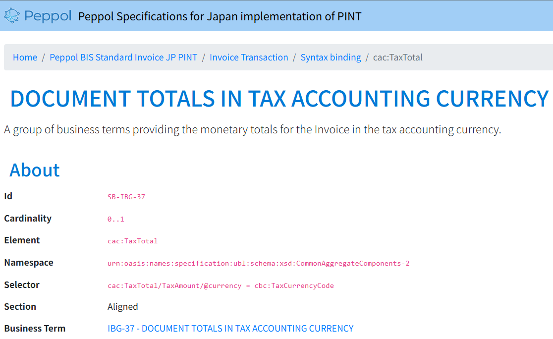 JP PINT TaxTotalTax 