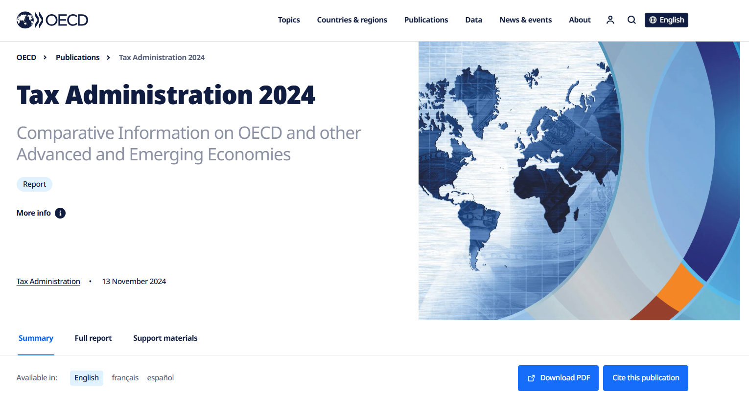 OECD『Tax Administration 2024』を読み解く