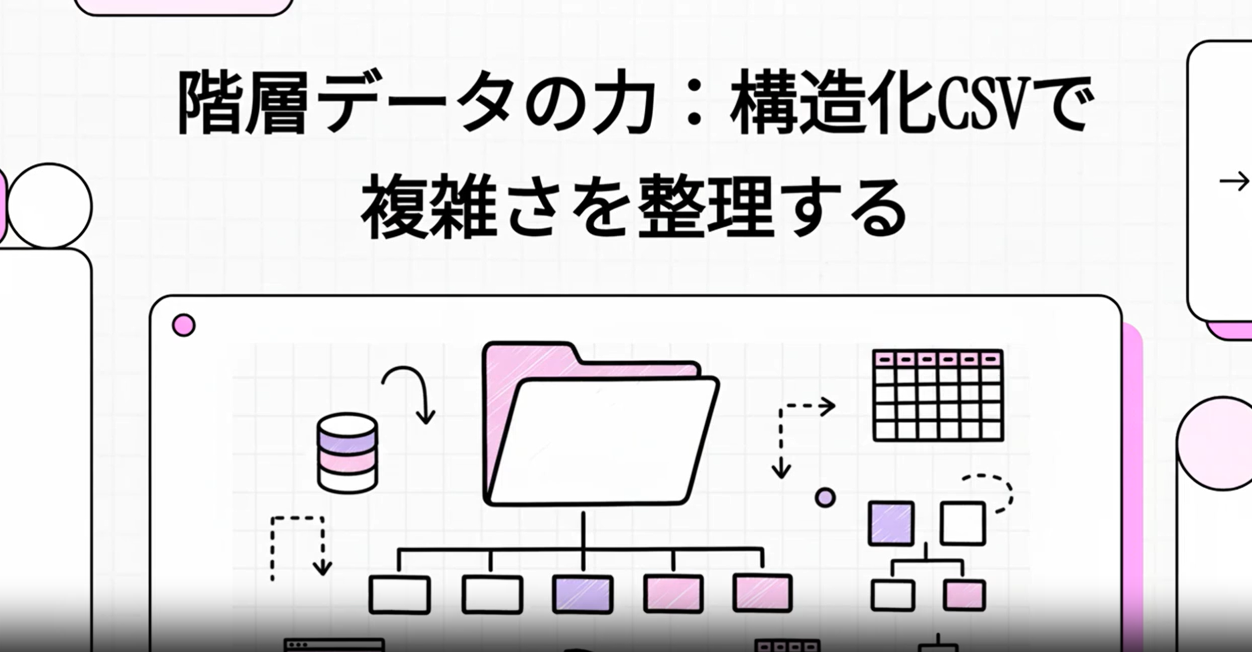 構造化CSVが切り拓くデータ変換の新時代:RDBの制約を超えた「階層型の整然データ」