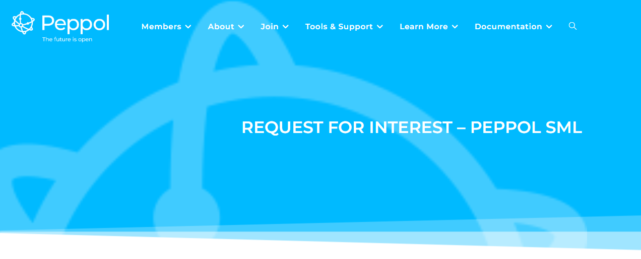 Request for Interest – Peppol SML