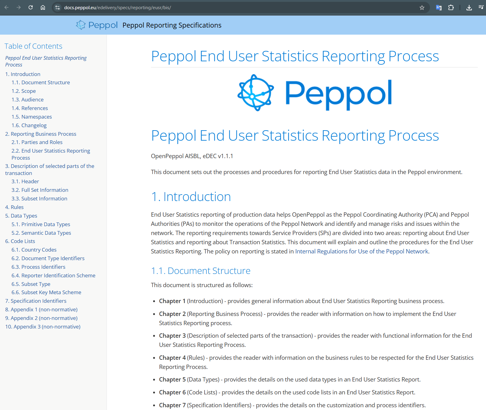 EndUserStatisticsReportingProcess