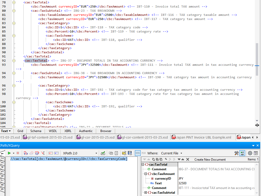 fig4 TaxTotal TaxCurrencyCode